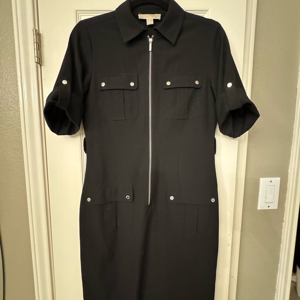 Michael Kors Black Long Sleeve Dress